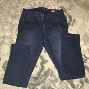 Level 99 lily crop skinny straight in dark denim
